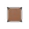 Flash Furniture 24" Black Metal Stool-Teak Poly Seat CH-31320-24-BK-PL2T-GG - alternate 2